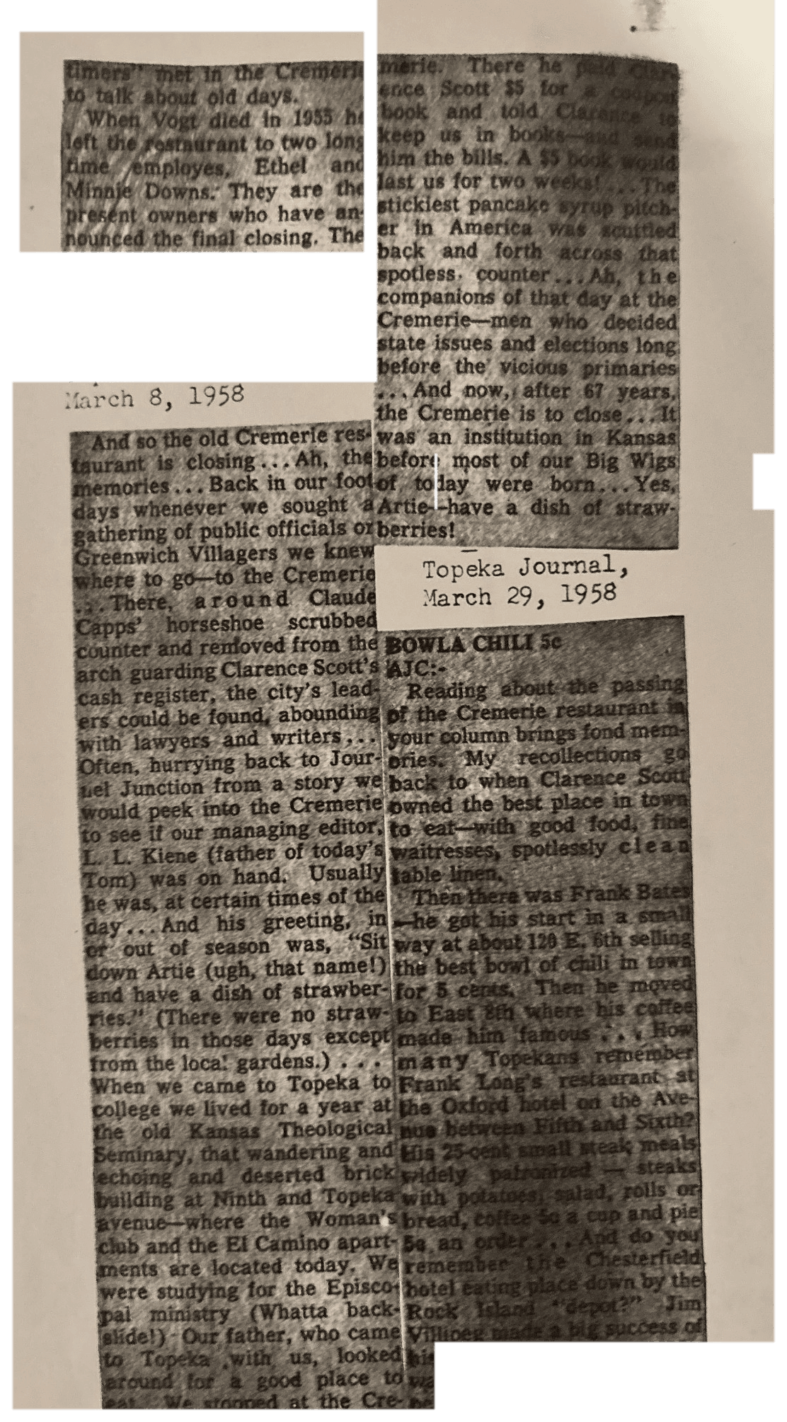 Newspaper Clippings
