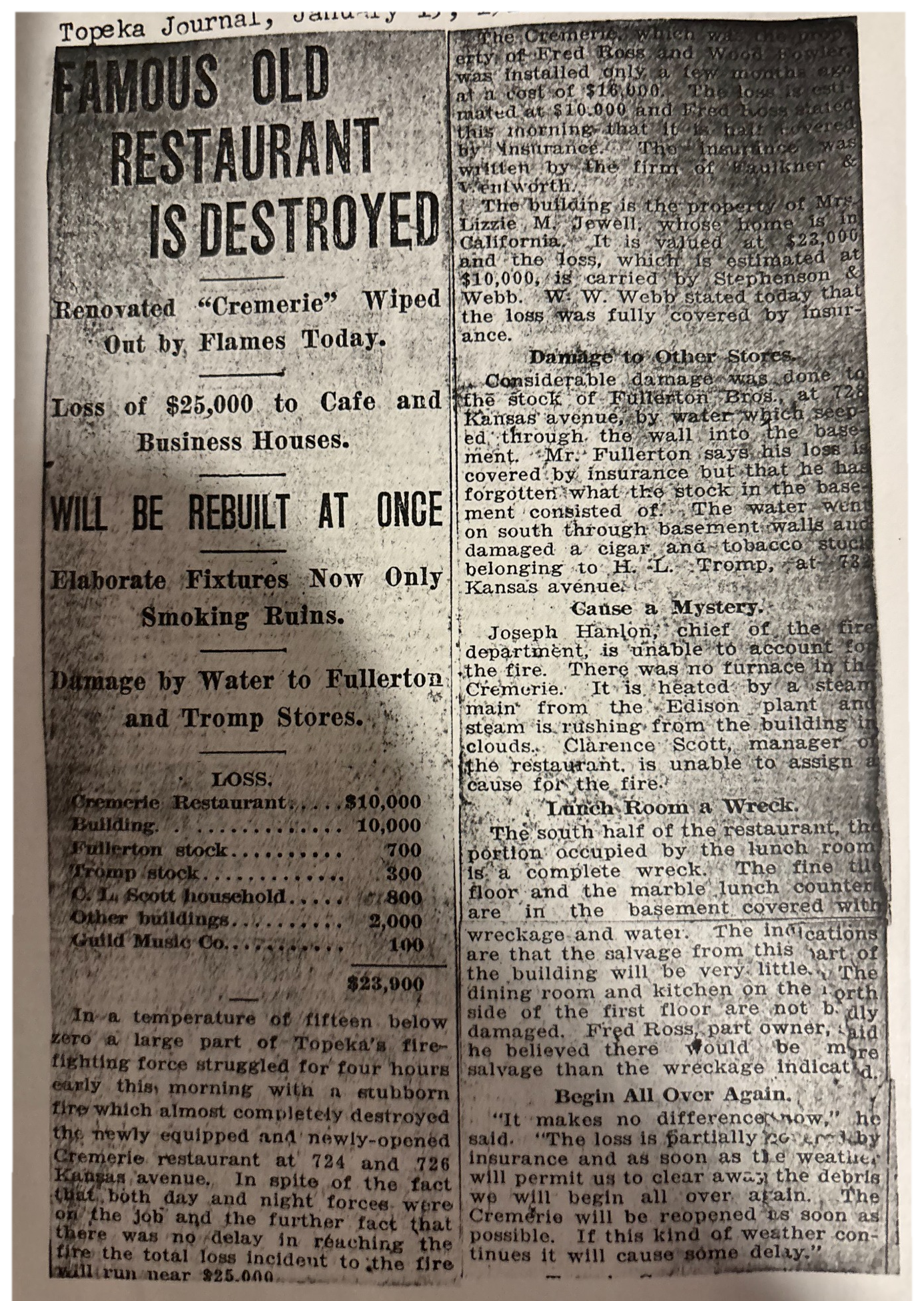 1916 fire article
